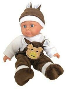 Пупс мягконабивной 30 см, костюм Мишутка, озвученный Shantou Gepai UT-J12961