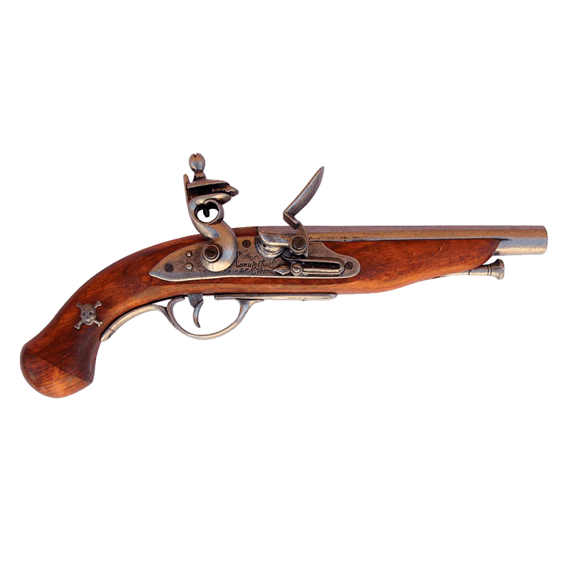 Декоративное сувенирное оружие - Пистоль французских пиратов 18 века