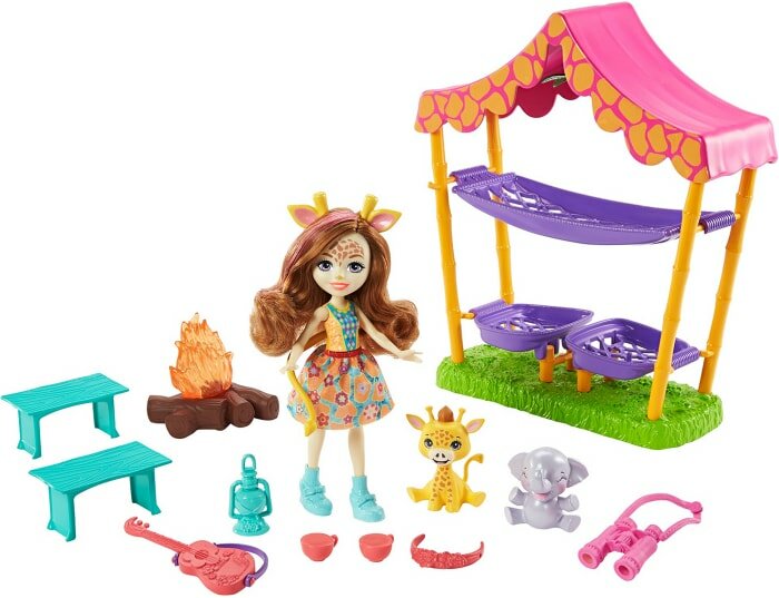 Кукла Mattel Enchantimals Ночевка в саванне