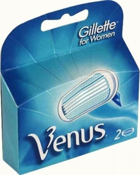 Сменные кассеты Gillette Venus, 3 лезвия, 2 шт Gillette 1244947 .