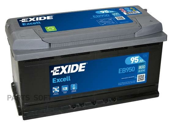 Автомобильный аккумулятор Exide Excell EB950 353x175x190