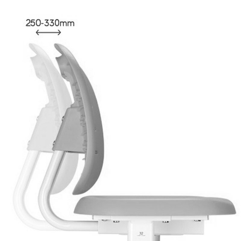 Растущий стул-трансформер UBack Smart A311 с регулировкой глубины сиденья, серый - фотография № 3