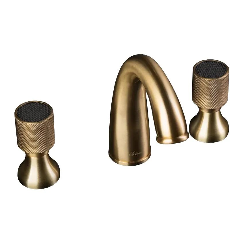 Смеситель для раковины Boheme Royal Cristal 317 Black