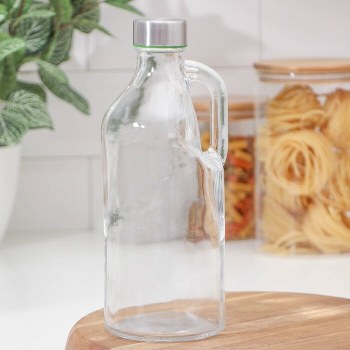 Бутыль стеклянная для соусов и масла «Бурро», 1,1 л, 10×25 см - фотография № 6