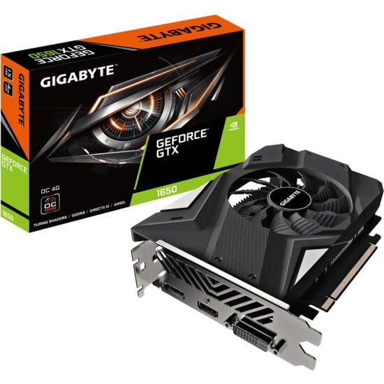 Видеокарта GIGABYTE GeForce GTX 1650 D6 OC 4G (GV-N1656OC-4GD) rev. 2.0