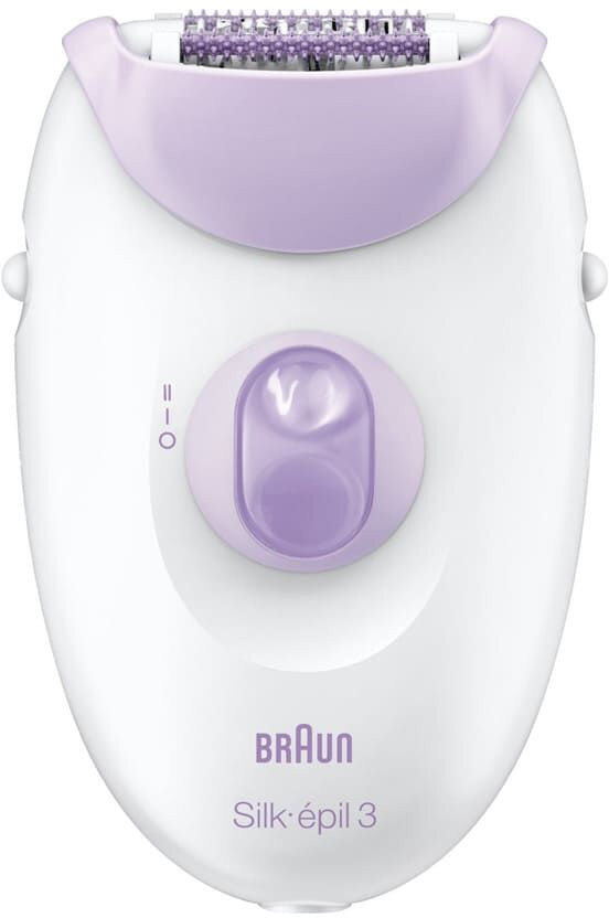 Braun Эпилятор Braun Legs 3170 скор.:2 насад.:1 от электр.сети белый/розовый