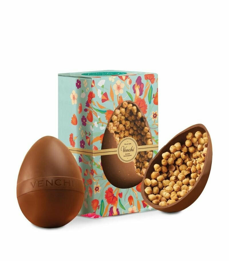 Шоколадное яйцо Venchi 1878 Milk Chocolate with Hazelnuts Gourmet Egg, 540 г