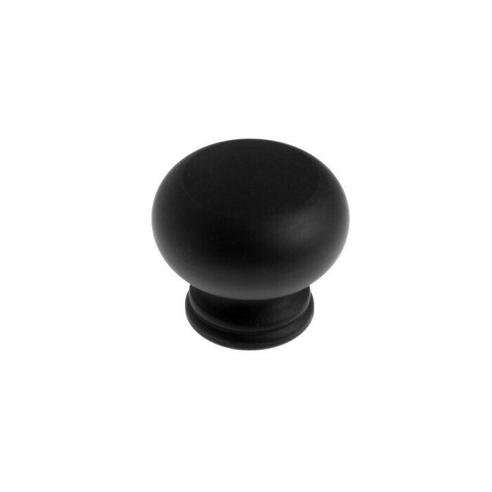 Ручка-кнопка CAPPIO, d-30 мм, цвет чёрный - фотография № 1