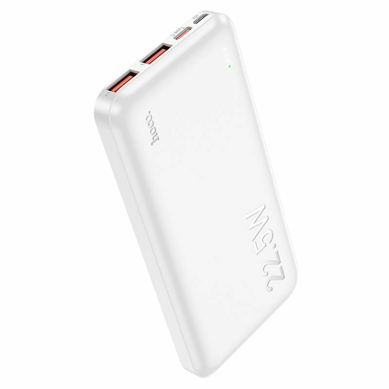 Внешний аккумулятор ( для Power Bank) Hoco J101 10000mAh (MicroUSB/2USB/Type-C) (белый)