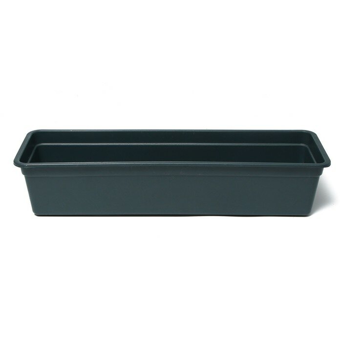Ящик для рассады, 50 × 15 × 10 см, 5 л, чёрный, «Урожай-5» - фотография № 2