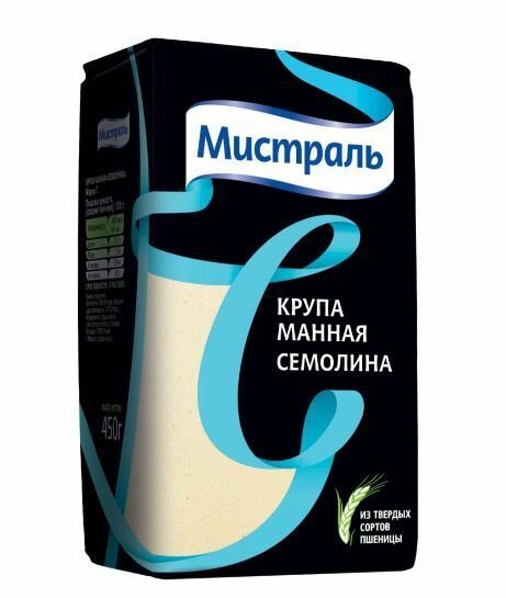 Мистраль Крупа манная Семолина, 450 г ,6 уп. - фотография № 2