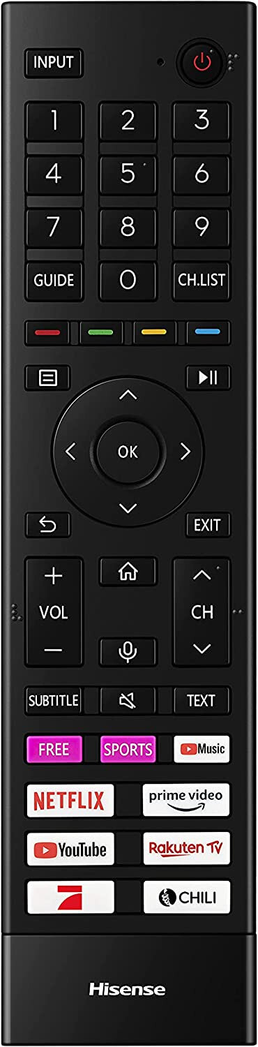 Телевизор Hisense 55E76GQ, 55", QLED, Ultra HD 4K, черный