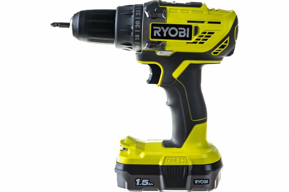 Компактная дрель-шуруповерт Ryobi R18DD3-115S 5133005301 - фотография № 3