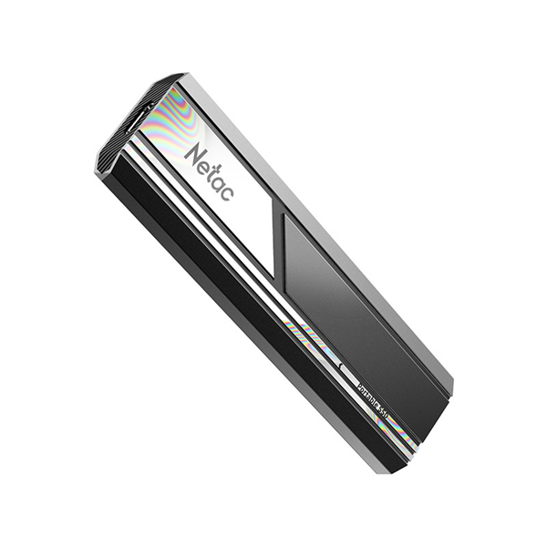 Внешний SSD-диск Netac ZX10 500GB USB 3.2 Gen 2 Type-C External R/W up to 1050/950MB/s, with USB C to A cable and 10Gbps USB C to C cable 5Y wty — фото 3