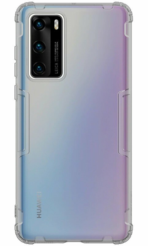 Накладка Nillkin Nature TPU Case силиконовая для Huawei P40 прозрачно-черная