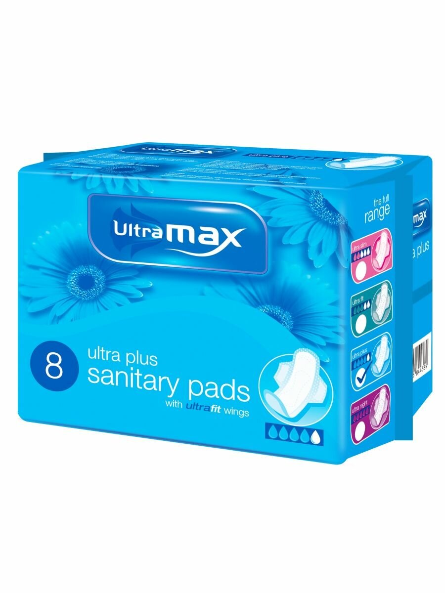 Гигиенические прокладки для женщин UltraMax "Ultra Plus"(4)