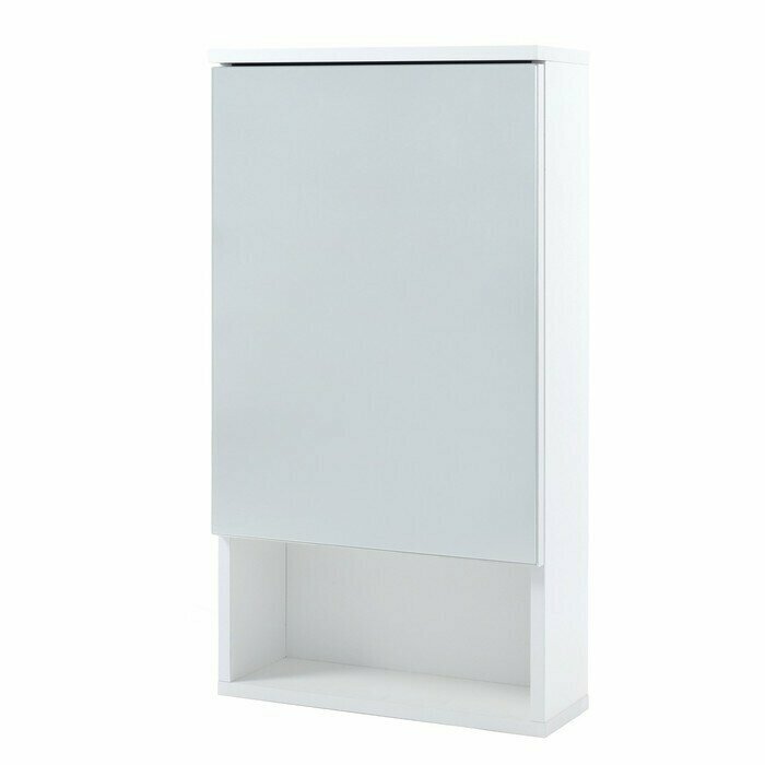 Зеркало-шкаф Вега 5502 белое, 55 х 13,6 х 70 см - фотография № 2