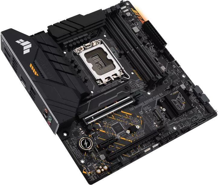 Материнская плата Asus TUF GAMING B660M-PLUS D4 Soc-1700 Intel B660 4xDDR4 mATX AC`97 8ch(7.1) 2.5Gg RAID+HDMI+DP