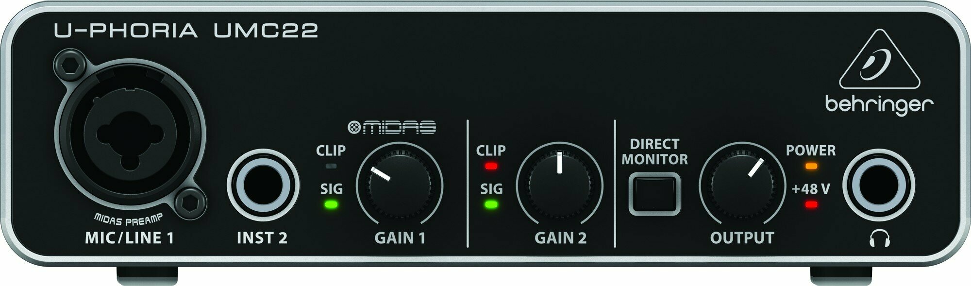 Аудиоинтерфейс Behringer UMC22