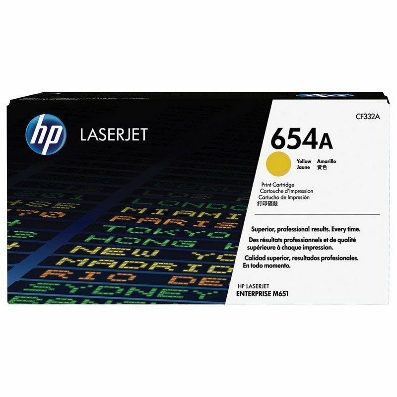 Картридж лазерный HP (CF332A) LaserJet Pro M651n/M651dn/M651xh, желтый, оригинальный, ресурс 15000 страниц