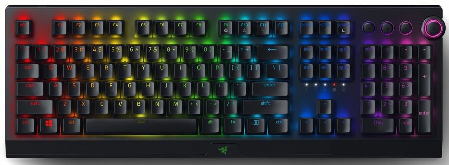 Клавиатура RAZER Blackwidow V3 Pro, USB, Bluetooth/Радиоканал, c подставкой для запястий, черный [r