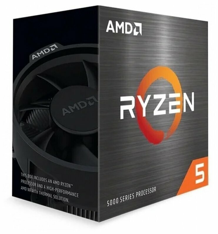 AMD CPU Desktop Ryzen 5 6C/12T 5600G (4.4GHz, 19MB,65W,AM4) box with Wraith Stealth Cooler and Radeo