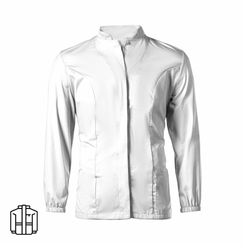 Куртка для пищевого производства у17-КУ женская белая размер 50-52 рост 158-164, 1642991