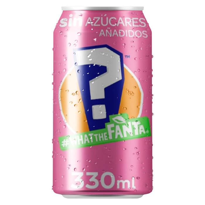 Газированный напиток Fanta WTF с секретным вкусом (без сахара) (Испания), 330 мл (3 шт) - фотография № 2