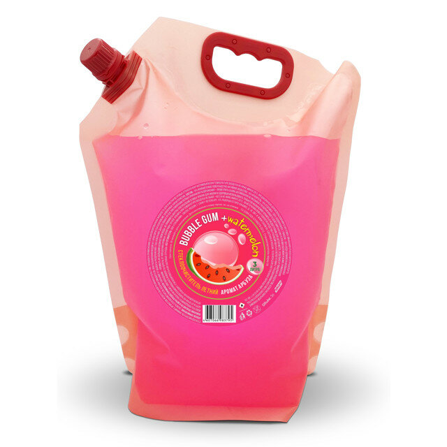 автооочиститель стекол BUBBLE GUM летний 3л дой-пак арбуз