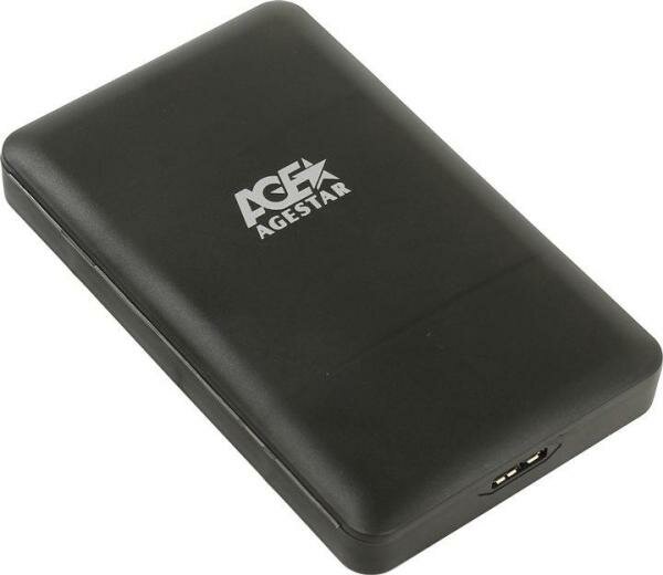 Внешний контейнер для HDD 2.5 SATA AgeStar 3UBCP3 USB3.1 черный