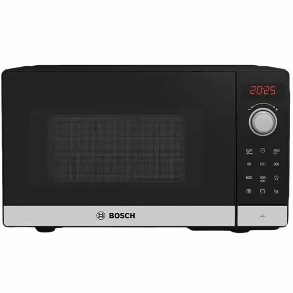 Микроволновая печь Bosch FEL023MS2 Serie 2, 20л. 800Вт нержавеющая сталь/черный