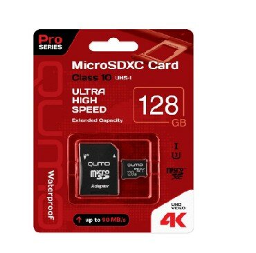 Карты памяти QUMO (24627) MicroSDXC 128GB - UHS-I U3 PRO - 3.0