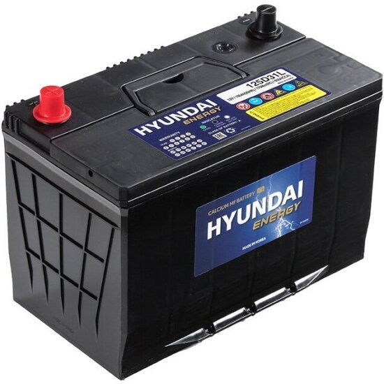 Аккумулятор HYUNDAI Energy CMF 125D31L, 306x173x225, обратная полярность, 100 Ач