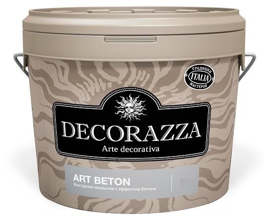 DECORAZZA ART BETON Декоративное фактурное покрытие с эффектом художественного бетона, AB 001 (9кг)