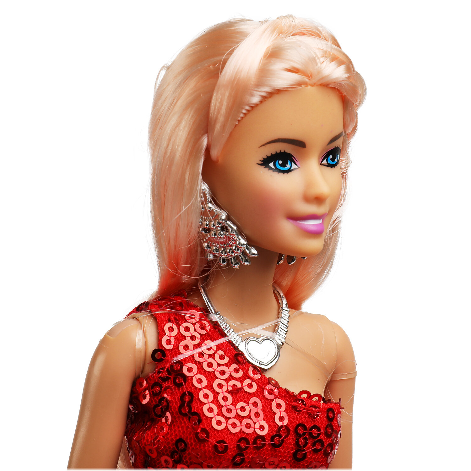 Кукла Карапуз София руки и ноги сгибаются в вечернем платье с аксессурами, 29 см