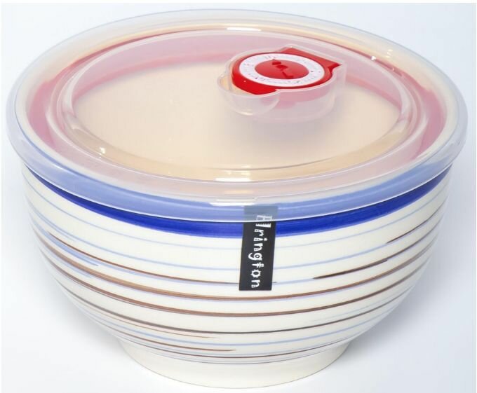 фото Салатник ELRINGTON 139-27056 аэрограф лазурный день, с крышкой 750мл