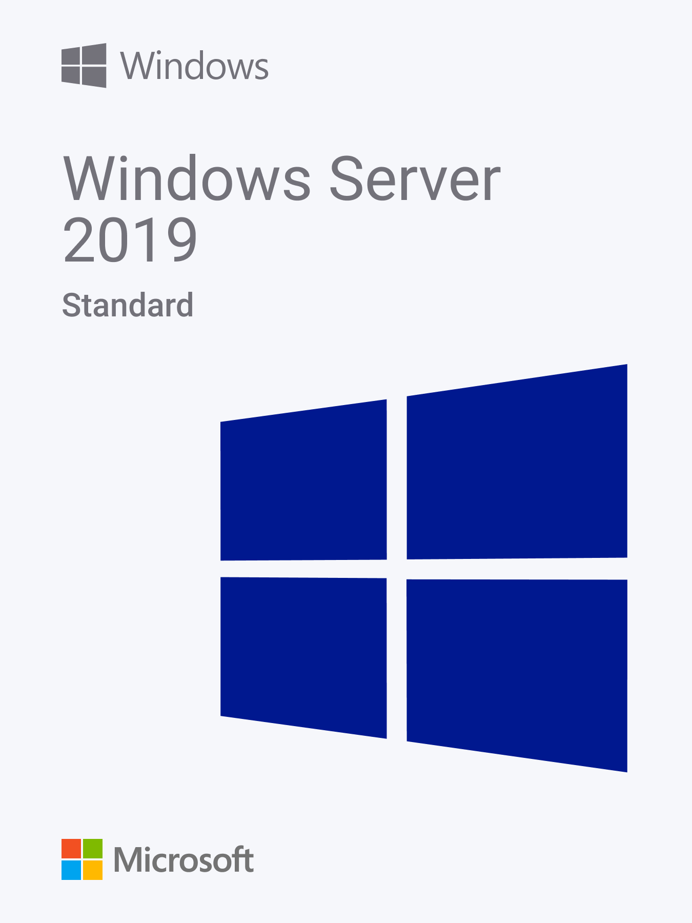 Microsoft Windows Server 2019 Standard ключ активации (На 1 ПК Бессрочная лицензия Онлайн активация)