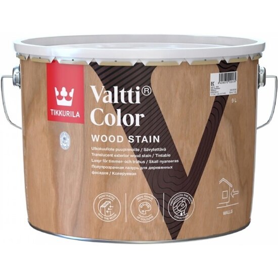 Фасадная лазурь TIKKURILA Valtti Color (Валтти Колор) 2,7л бесцветный