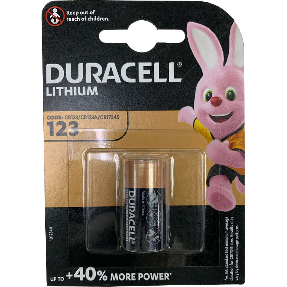 Батарейки Duracell CR123A Ultra