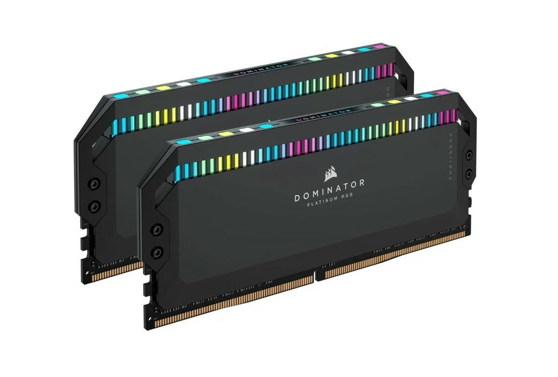 Оперативная память Corsair Dominator Platinum RGB 64 ГБ (32 ГБ x 2) DDR5 5600МГц CMT64GX5M2X5600C40