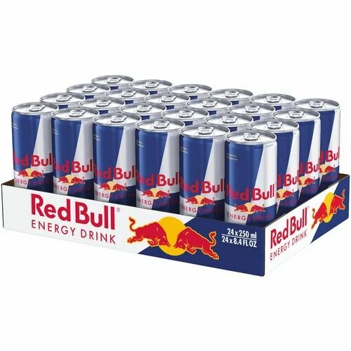Энергетический напиток Red Bull (Ред Булл) ж/б 24 штуки по 0,25 л (комплект) - фотография № 3
