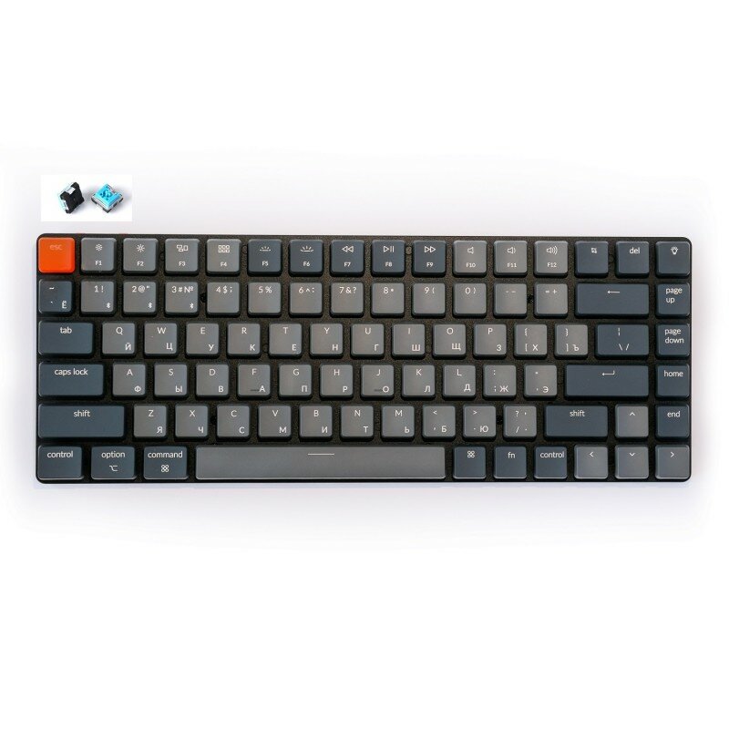 Клавиатура Keychron K3 White Backlight Blue Switch K3D2