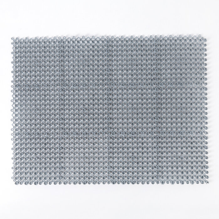 Покрытие ковровое щетинистое «Травка-эконом», 36×48 см, цвет серый - фотография № 2