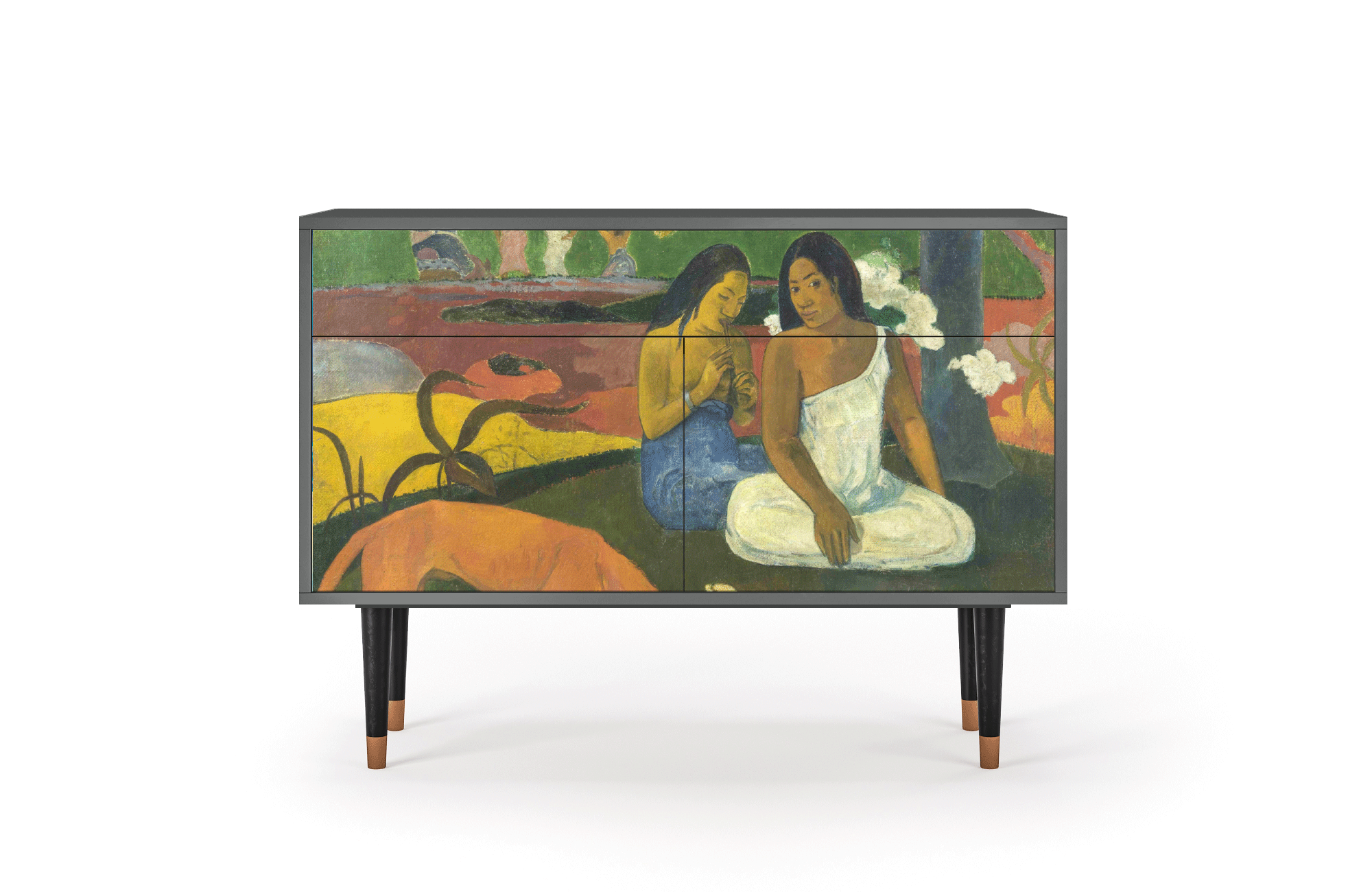 Комод - STORYZ - BS4 Arearea by Paul Gauguin, 115 x 85 x 48 см, Антрацит - фотография № 2