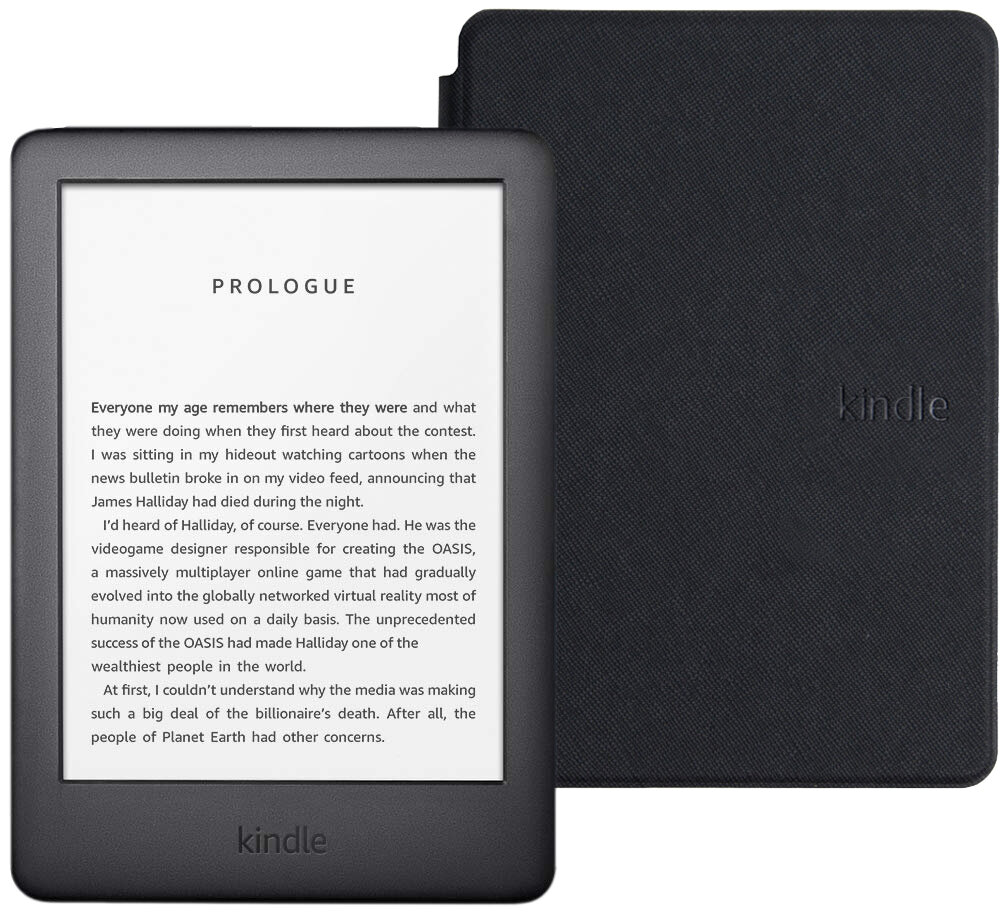 Электронная книга Amazon Kindle 10 8Gb SO Black с обложкой ReaderONE Black