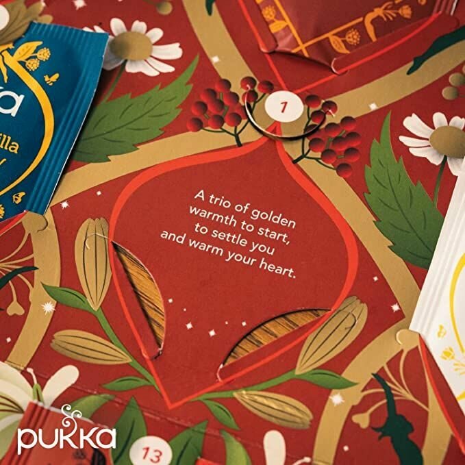 Рождественский Чайный адвент-календарь Pukka Herbs - фотография № 4