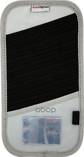 фото Органайзер На Солнцезащитный Козырек С Зеркалом Для 10 Cd, И Ручки (Серый) AutoStandart арт. 103001