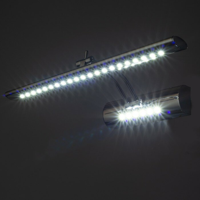 Подсветка для картин и зеркал BayerLux Светильник-подсветка "Лаго" LED 5Вт 6000K хром 40x15х6 см - фотография № 3