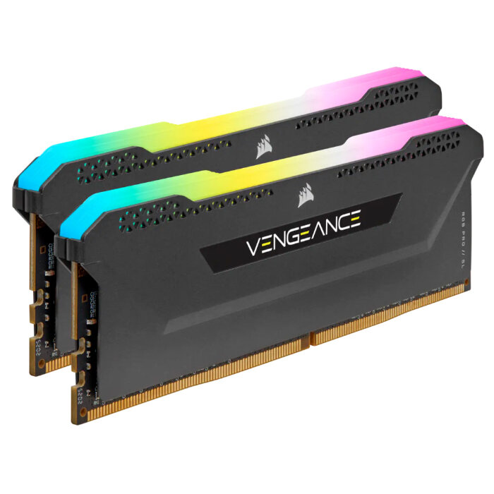 Оперативная память Corsair Vengeance RGB Pro SL 16Gb/DDR4/4000MHz CMH16GX4M2Z4000C18 black