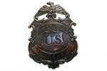 Denix D7/112NQ Значок Deputy U.S. Marshal, никель - изображение